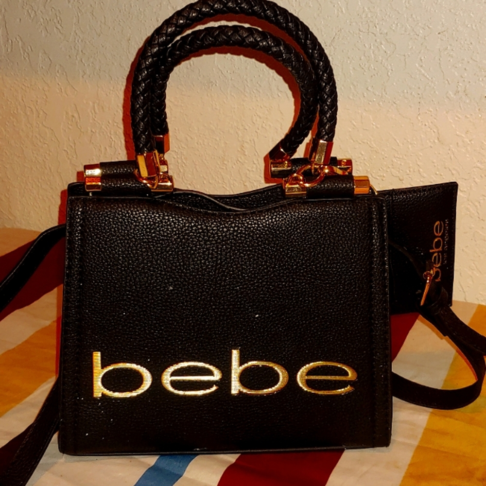 Bebe black purse